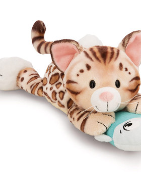 英国代购正品12.26 Homies Bengal Cat with 孟加拉猫与鱼的朋友