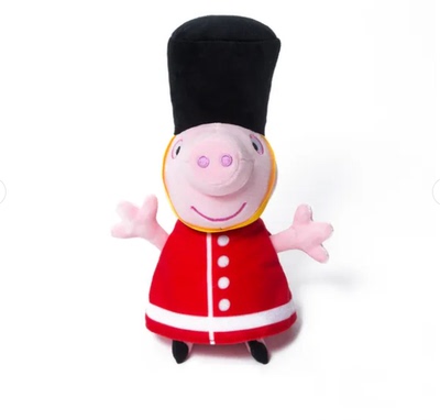 英国代购正品08.23 Peppa Pig Hamleys® 独家女王卫队小猪佩奇