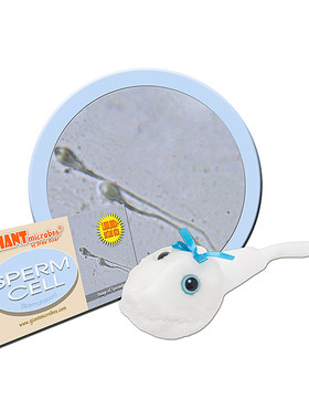 英国代购正品12.22 Sperm Cell 巨型微生物精子细胞 教育毛绒玩偶