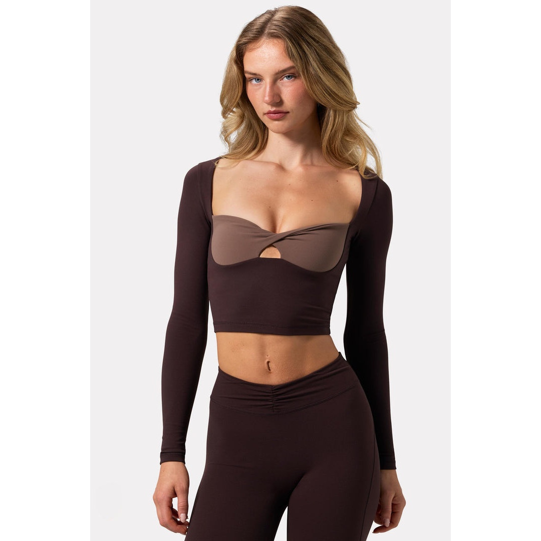 英国代购正品07.26 名品ohpolly 女装新款 设计弹力长袖百搭T恤