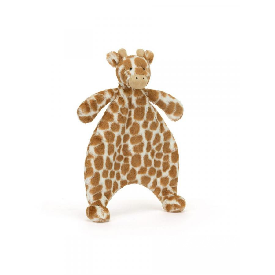 英国代购正品07.10 jellycat Bashful Giraffe长颈鹿安抚巾安抚毯