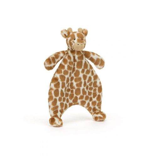 英国代购正品07.10 jellycat Bashful Giraffe长颈鹿安抚巾安抚毯