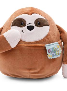 英国代购正品12.25 Chill-NICI Sloth Cushion 胖胖的树懒 抱枕