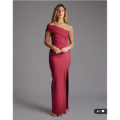 正品 新款 02.06 英国代购 2026潮流导向 女装 单肩长款 百搭连衣裙