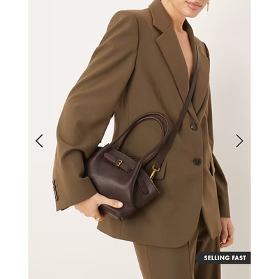 饰品新款肩带人造皮革手提包