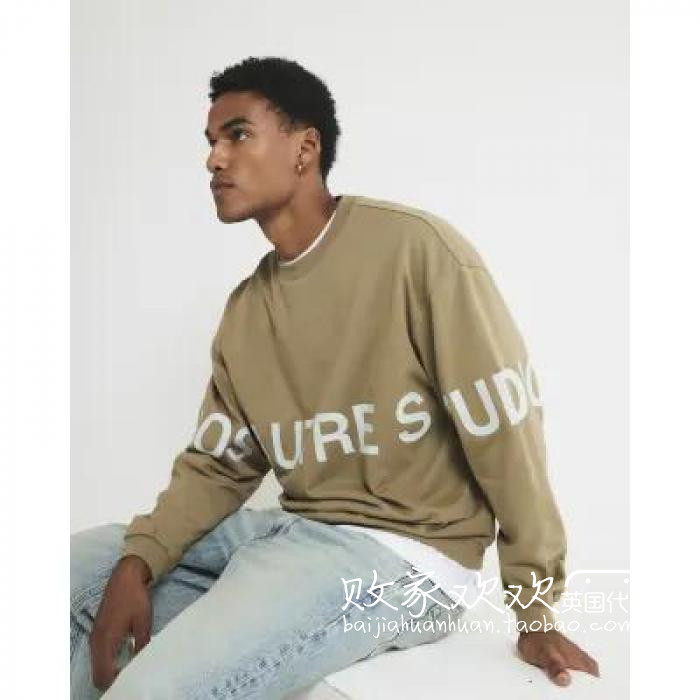 英国代购正品12.10 名品ER 男装新款 潮牌字母长袖舒适卫衣
