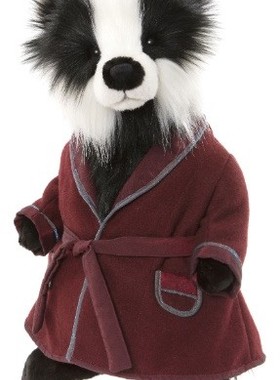 英国代购正品 Charlie Bears查理熊 Bedward – Badger穿衣服熊猫