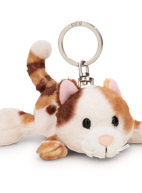英国代购正品12.26 Homies Calico Cat Keyring 印花布猫钥匙扣