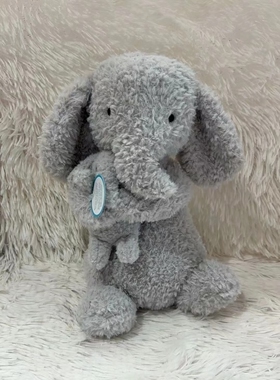 国内现货秒！01.27 jellycat Huddles 蓝色 哈朵斯 大象抱大象