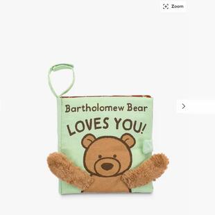 英国代购正品05.27 Jellycat Bartholomew Bear Book 熊的书