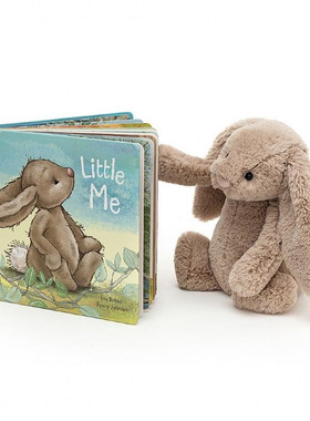 英国代购正品01.22 jellycat Little Me Book 兔子玩偶和书 套装
