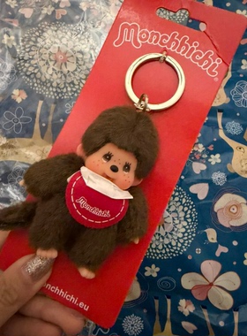 国内现货红色！05.15 Monchhichi Classic Keyring 蒙奇奇 钥匙扣