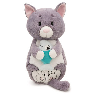 Homies Grey 小灰猫吃鱼 正品 抱枕 Fish 12.26 with 英国代购 Cat