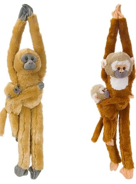 英国代购正品01.02 Hanging Common Langur Monkey悬挂叶猴与婴儿