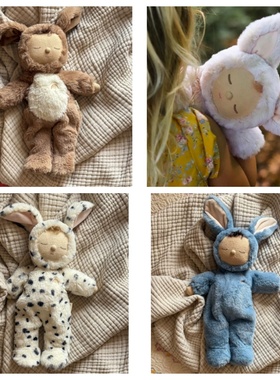 英国代购正品01.01 Cozy Dinkum Dolls 动物装扮的娃娃 毛绒玩偶