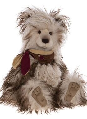 英国代购正品04.05 Charlie Bears查理熊Roslyn Teddy Bear长毛熊