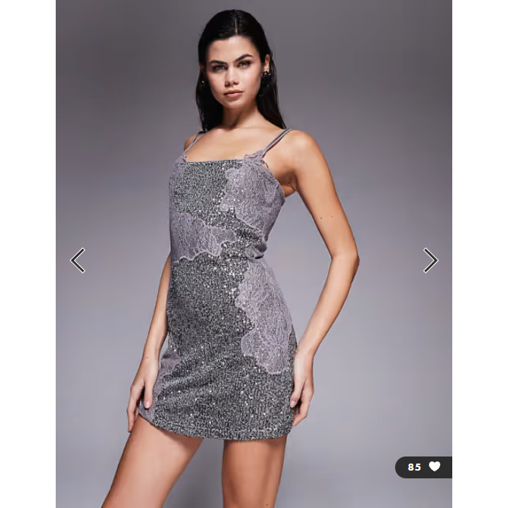 英国代购正品01.16 2026潮流导向 女装新款 吊带亮片迷人连衣裙,女装/女士精品,连衣裙,淘宝优惠券,粉丝福利购,淘宝优惠卷