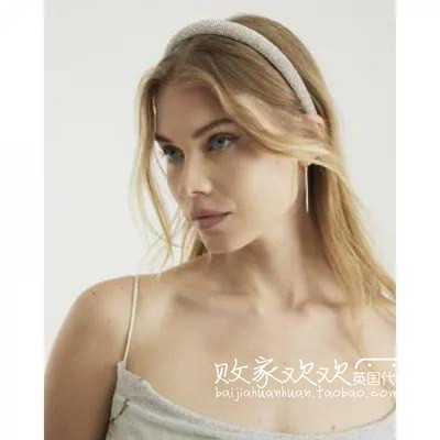 英国代购正品12.03 2025潮流导向 饰品新款 闪钻设计百搭发箍