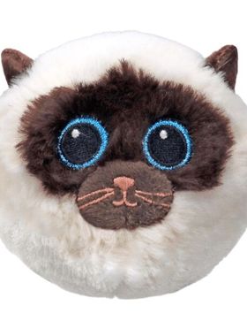 英国代购正品05.14 Ty Sammy Siamese Cat Beanie 猫咪解压球