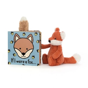 Were 03.03 Book狐狸和书套装 Fox jellycat 正品 英国代购