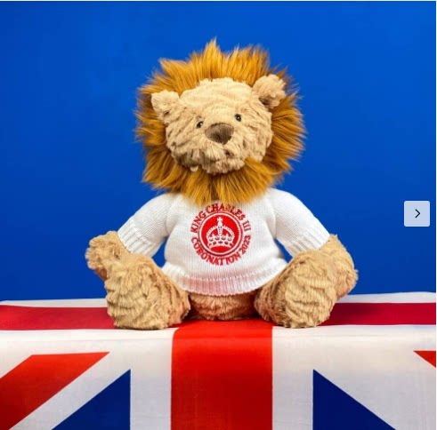 22 jellycat 英国国王查理三世加冕狮子 收藏款