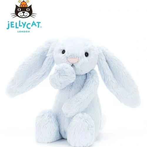Jellycat害羞的浅蓝色兔子