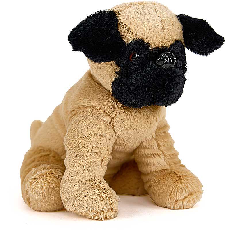 英国代购正品12.31 Warmies Pug 温暖的哈巴狗 毛绒玩偶