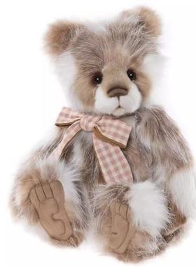 英国代购正品07.30 Charlie Bears 2024 Kielder 蝴蝶结查理熊