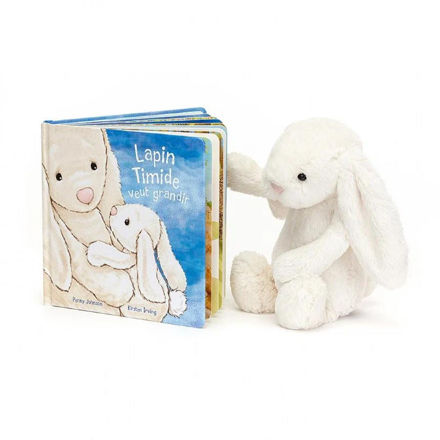 英国代购正品01.22 jellycat Lapin Timide Veut 长耳兔和书套装,玩具/童车/益智/积木/模型,毛绒/玩偶/公仔/布艺类玩具,淘宝优惠券,粉丝福利购,淘宝优惠卷