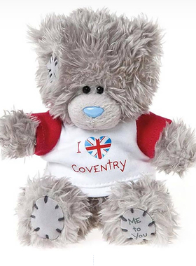 英国代购正品12.19 Me to You I Love Coventry 爱心标志熊熊