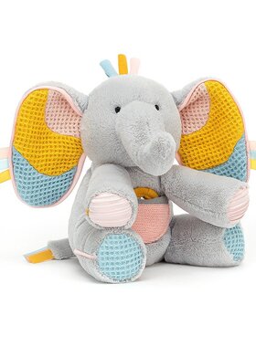 英国代购正品11.13 Jellycat Peek-ABoo Elly Activity大象稀有款