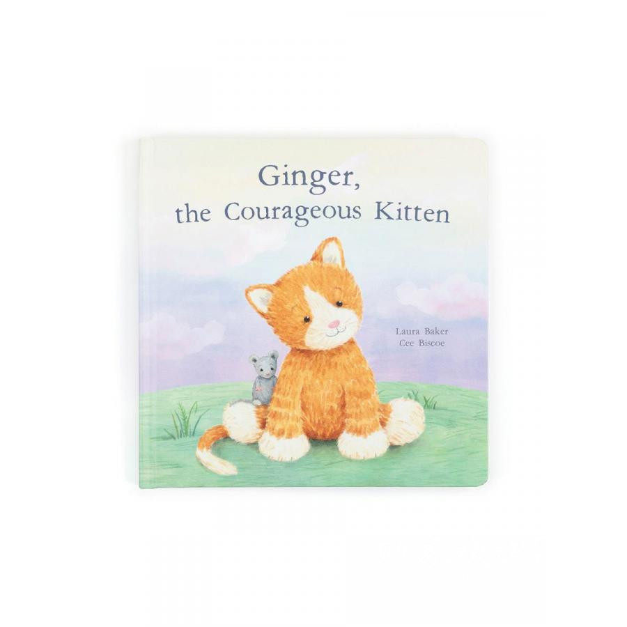 英国代购正品01.21 jellycat Ginger, the Courageous 猫咪书,玩具/童车/益智/积木/模型,毛绒/玩偶/公仔/布艺类玩具,淘宝优惠券,粉丝福利购,淘宝优惠卷
