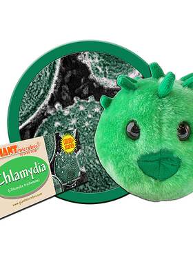 英国代购正品12.22 Chlamydia 巨型微生物衣原体 抽象毛绒玩偶