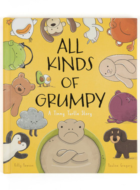 英国代购正品01.21 Jellycat All Kinds of Grumpy Book 乌龟书