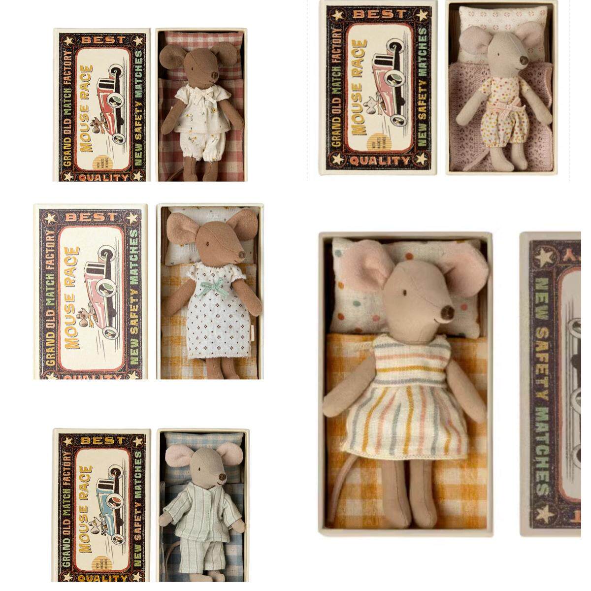 英国代购正品02.08 Big Sister Mouse in Matchbox火柴盒里的老鼠