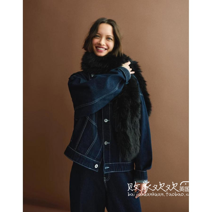 英国代购正品11.24 2025潮流导向 饰品新款 冬季皮草风保暖围巾