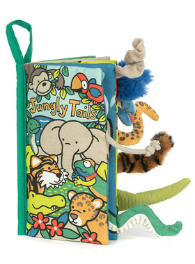 国内现货秒！12.31 jellycat Jungly Tails丛林尾巴布书毛绒玩偶