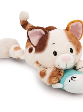 英国代购正品12.26 Homies Calico Cat with Fish 印花布猫与鱼