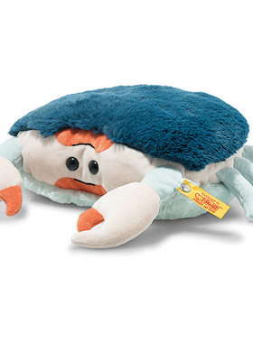英国代购正品12.29 Steiff Curby Crab 螃蟹 毛绒玩偶