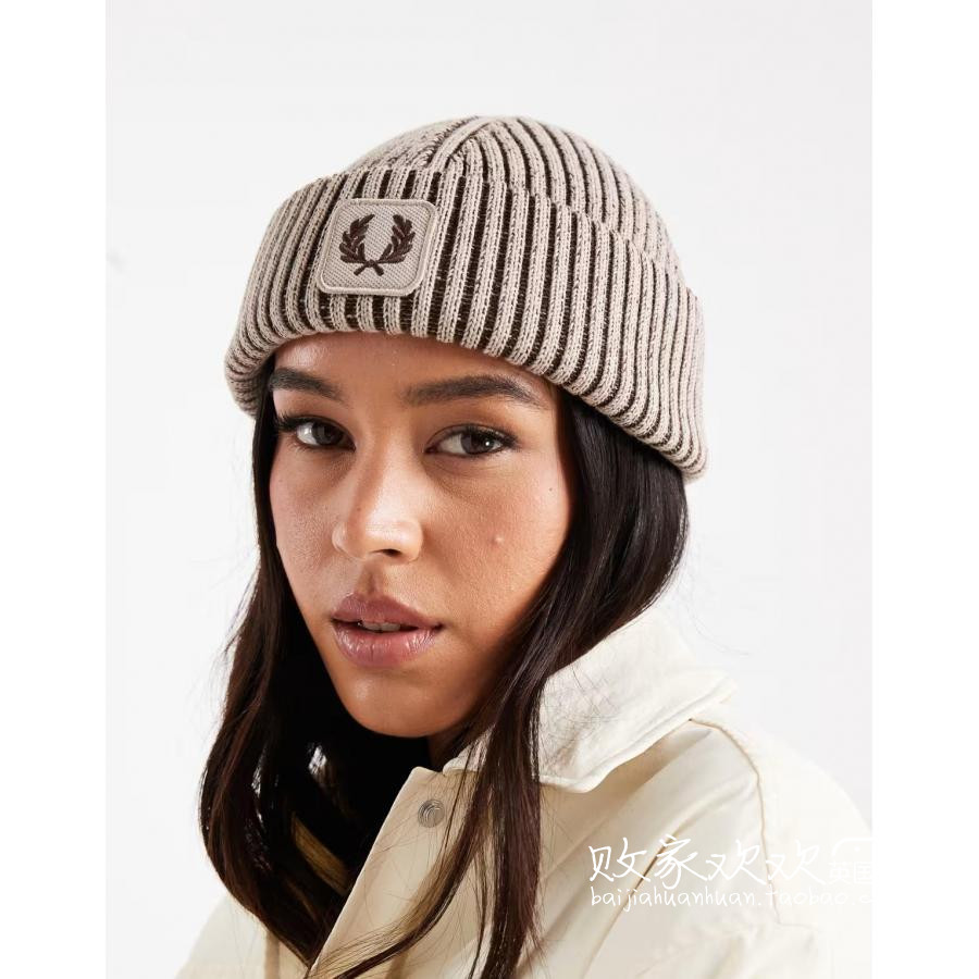 英国代购正品12.09 2025潮流导向 饰品新款 麦穗针织设计帽子