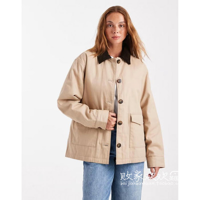 英国代购正品11.02 2025潮流导向 女装新款 翻领短款舒适百搭夹克