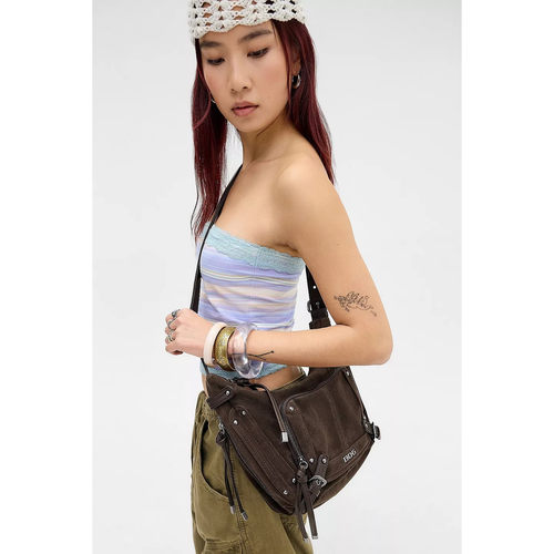 英国代购正品05.06 名品UO 女包新款 潮牌绒面设计百搭斜挎包