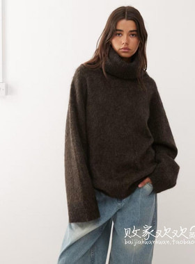 英国代购正品10.04 2025潮流导向 女装新款 小高领针织长袖毛衣