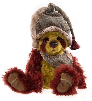 20 charlie bears查理熊 garbo纯手工 戴帽子的熊