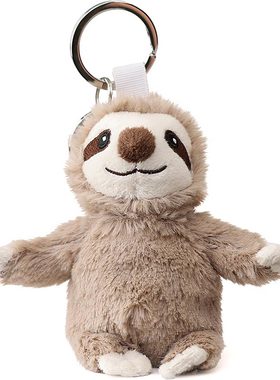 英国代购正品12.31 Warmies Sloth Keyring 树懒 闪电钥匙圈 玩偶