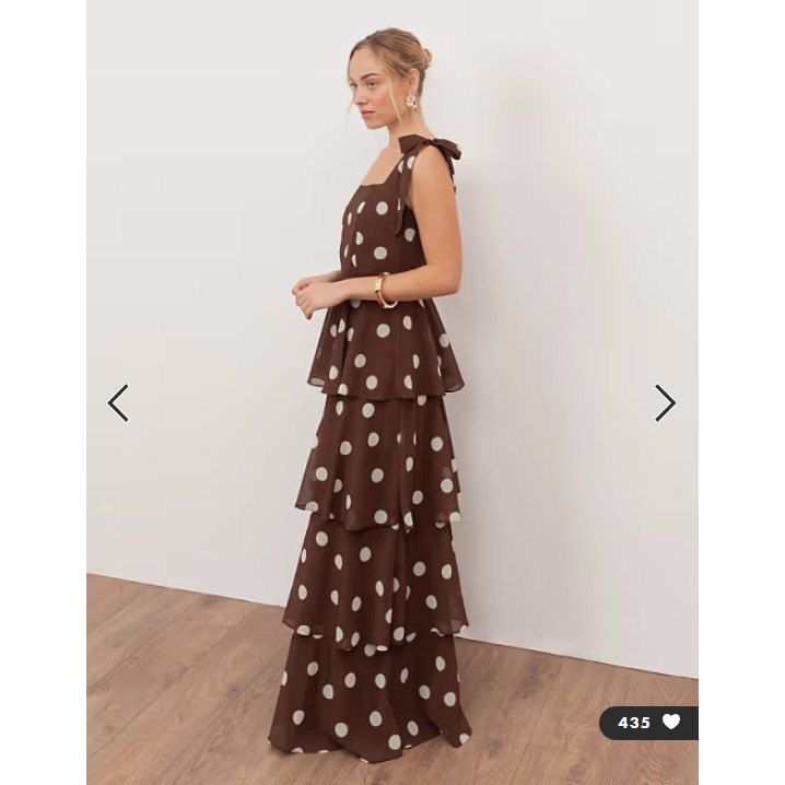 英国代购正品01.12 2026潮流导向 女装新款 设计波点长款连衣裙,女装/女士精品,连衣裙,淘宝优惠券,粉丝福利购,淘宝优惠卷