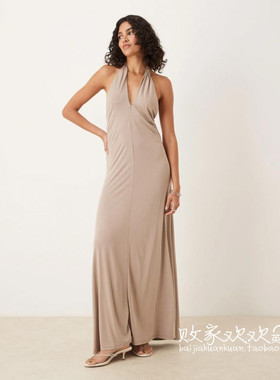 英国代购正品07.02 2025潮流导向 女装新款 设计长款百搭连衣裙