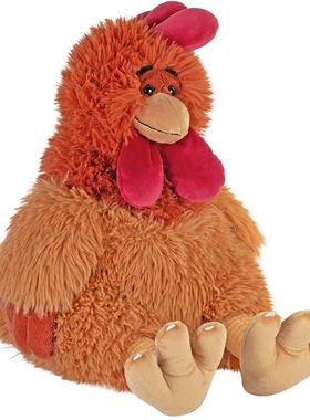 英国代购正品01.02 Snuggleluvs Chicken 趣味的大公鸡 毛绒玩偶