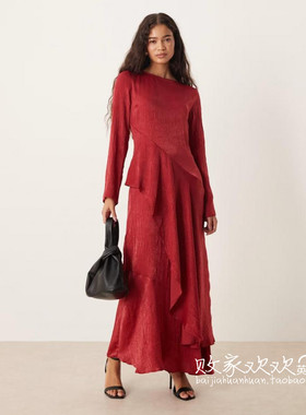 英国代购正品08.10 2025潮流导向 女装新款 时尚长款百搭连衣裙