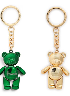 英国代购正品03.09 Harrods Jointed Bear Keyring 关节熊钥匙圈